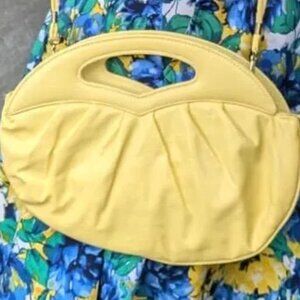 Vintage Baby Yellow Purse - Spring Color